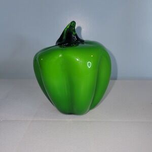 Vintage Maurano Style Bell Pepper Blown Glass‎  Kitchen Dining Decor Paperweight